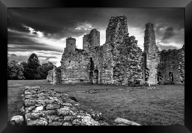 Easby Abbey North Yorkshire Framed Print by Tim Hill