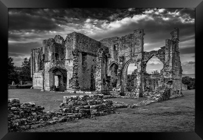 Easby Abbey North Yorkshire Framed Print by Tim Hill