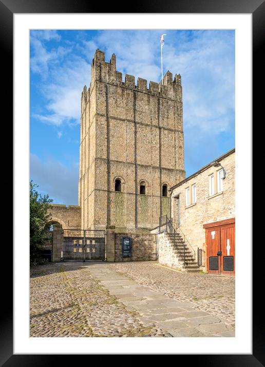 Richmond Castle North Yorkshire Framed Mounted Print by Tim Hill