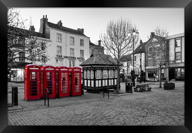 Ripon Market Place, North Yorkshire Framed Print by Tim Hill