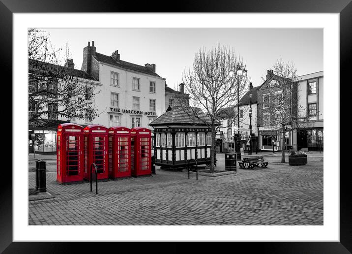Ripon Market Place, North Yorkshire Framed Mounted Print by Tim Hill