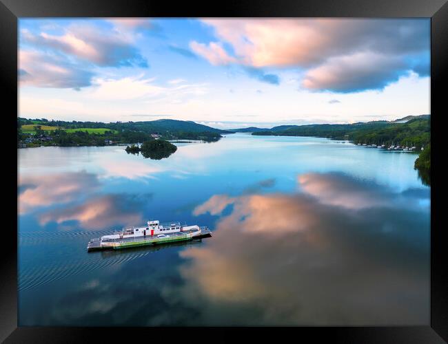 Windermere Ferry Framed Print by Tim Hill