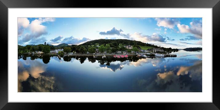 Ambleside Reflections Lake Windermere Framed Mounted Print by Tim Hill