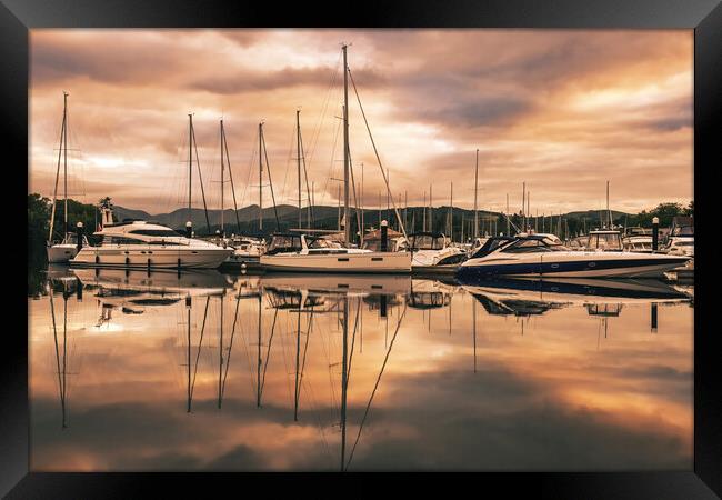 Windermere Reflections Framed Print by Tim Hill