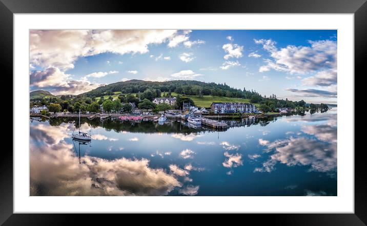 Ambleside Waterfront: Lake Windermere Framed Mounted Print by Tim Hill