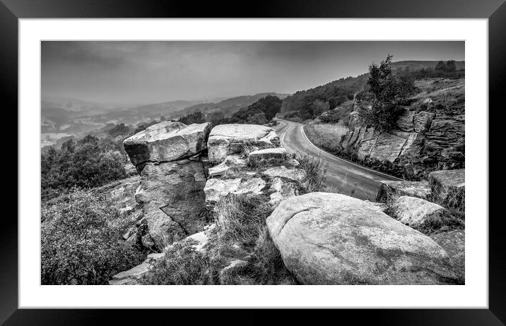 Surprise View Derbyshire Peak District Framed Mounted Print by Tim Hill