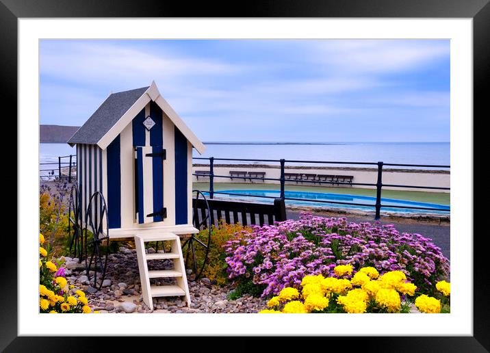 Filey Paddling Pool and Tillie's Chalet, Yorkshire Framed Mounted Print by Tim Hill