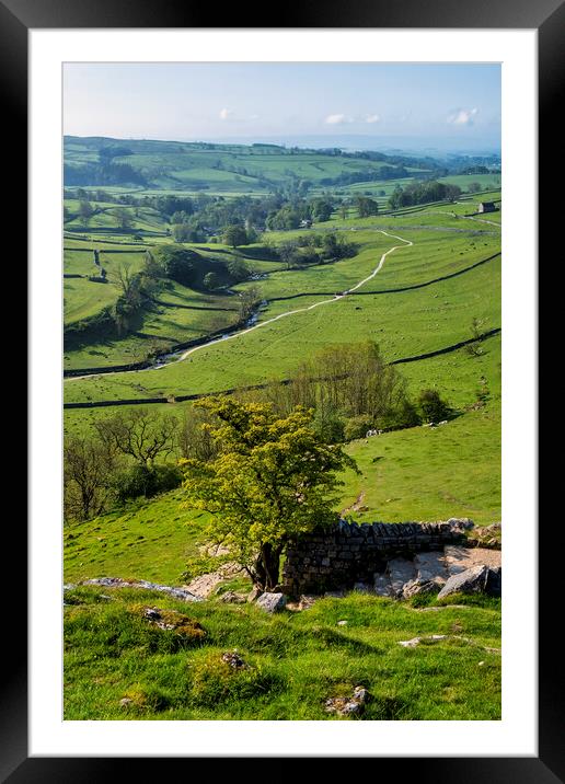 Malham Cove Yorkshire Dales Framed Mounted Print by Tim Hill