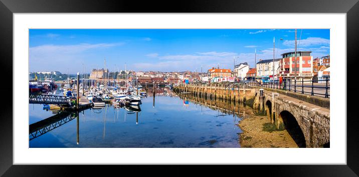 Scarborough Marina Yorkshire Coast Framed Mounted Print by Tim Hill