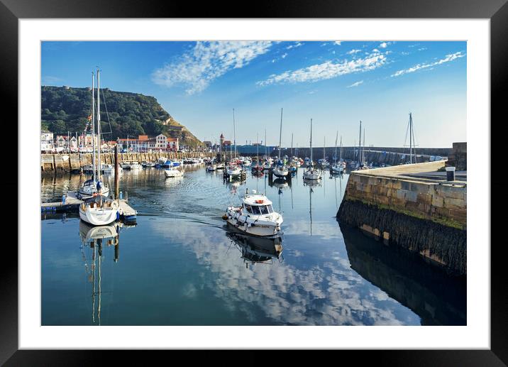 Scarborough Marina North Yorkshire Framed Mounted Print by Tim Hill