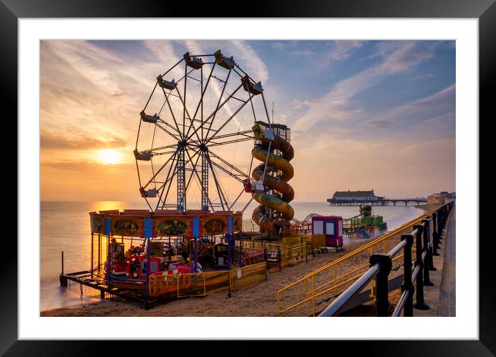 Cleethorpes Beach Rides Framed Mounted Print by Tim Hill
