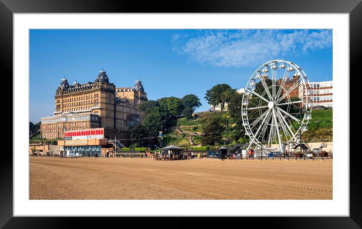 Summer Morning on Scarborough South Beach Framed Mounted Print by Tim Hill