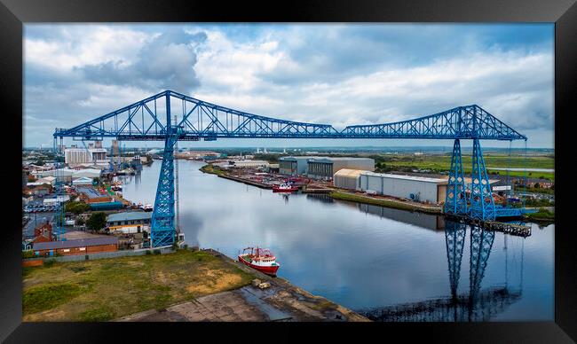 Transporter Bridge Middlesbrough Framed Print by Tim Hill