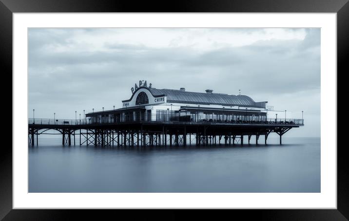 Cleethorpes Monochrome Framed Mounted Print by Tim Hill