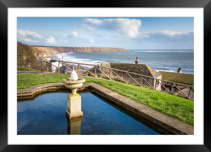 Filey Crescent Gardens Yorkshire Coast Framed Mounted Print by Tim Hill