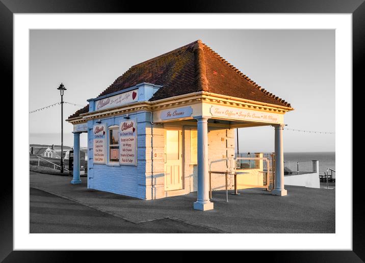 Whitby West Cliff Framed Mounted Print by Tim Hill