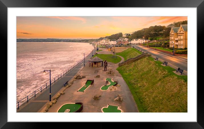 Filey Seafront Yorkshire Coast Framed Mounted Print by Tim Hill