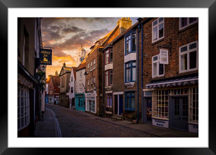 Whitby Shambles North Yorkshire Coast Framed Mounted Print by Tim Hill