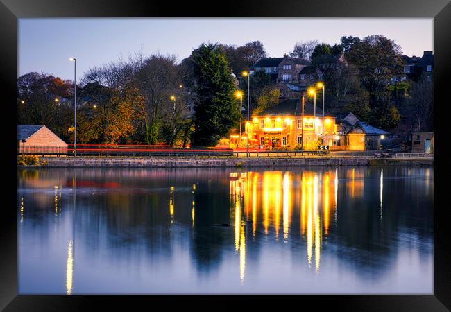 Newmillerdam West Yorkshire: The Dam Inn Framed Print by Tim Hill