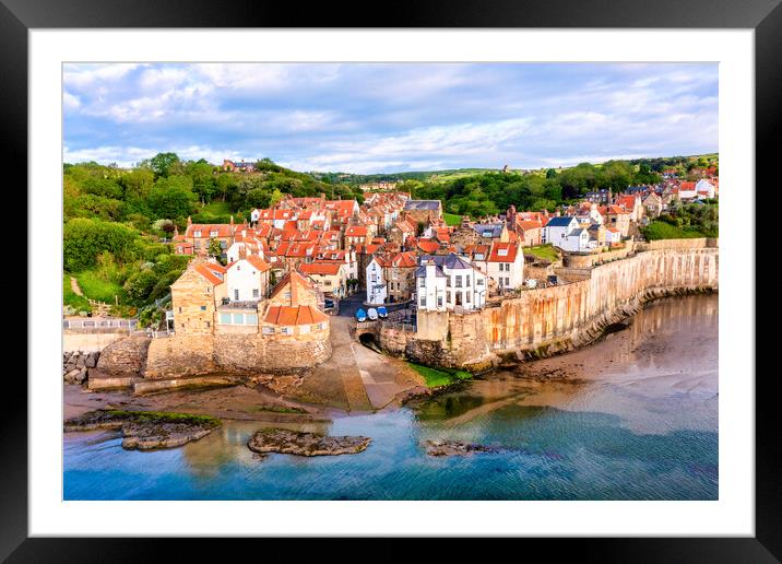 Beautiful Robin Hood's Bay North Yorkshire Framed Mounted Print by Tim Hill