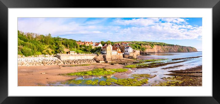 Robin Hood's Bay ~ Sunny May Morning Framed Mounted Print by Tim Hill