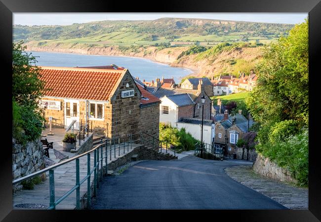 Robin Hoods Bay North Yorkshire Framed Print by Tim Hill