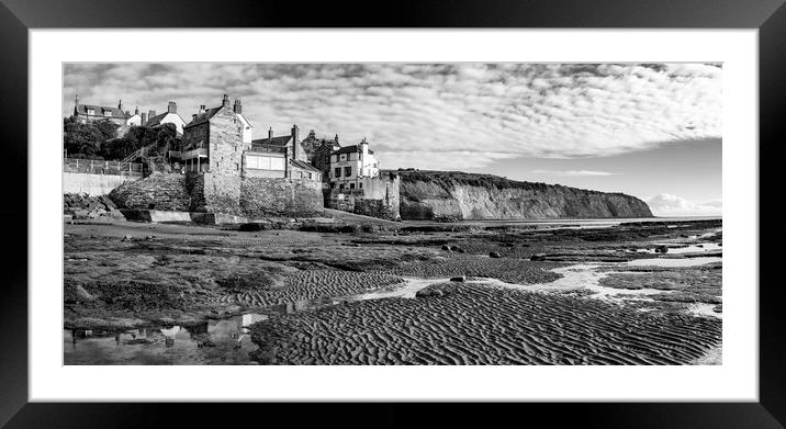 Bay Hotel Panoramic ~ Robin Hood's Bay Framed Mounted Print by Tim Hill