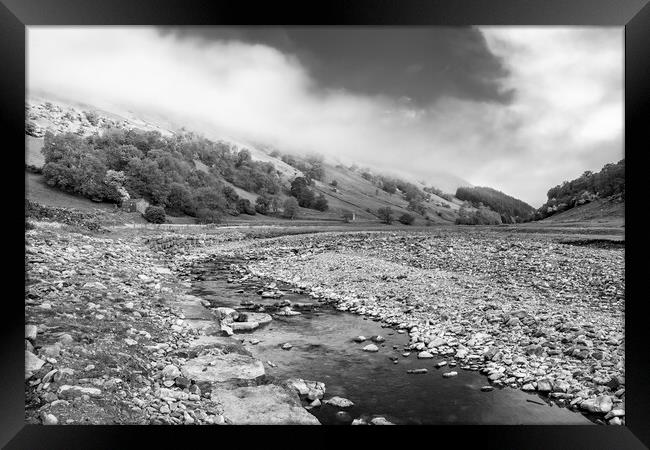 Yorkshire Dales Black and White Framed Print by Tim Hill