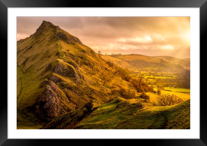 Parkhouse Hill Derbyshire Peak District Framed Mounted Print by Tim Hill