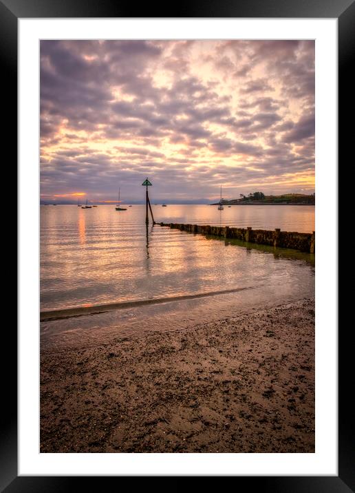 Machroes Beach Sunrise, Gwynedd Framed Mounted Print by Tim Hill