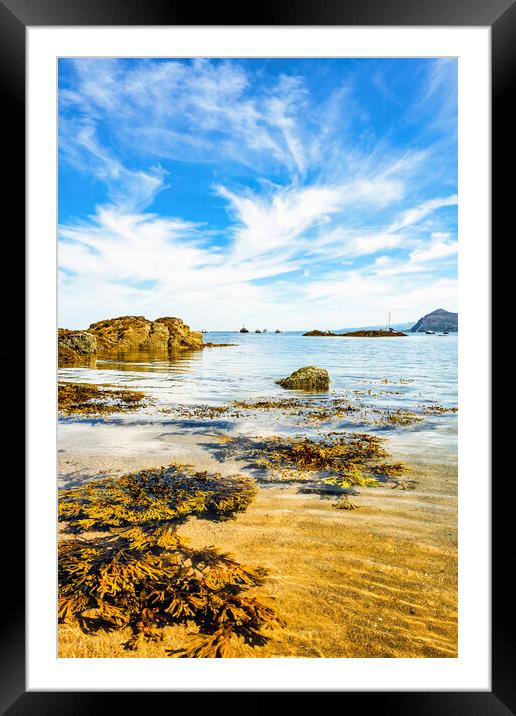 Porthdinllaen Bay Seascape Framed Mounted Print by Tim Hill