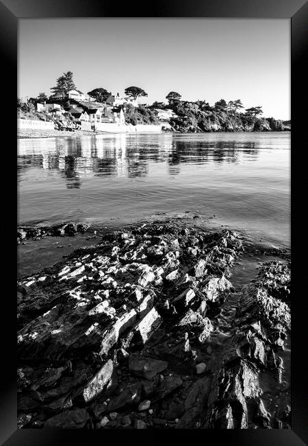Abersoch Black and White  Framed Print by Tim Hill
