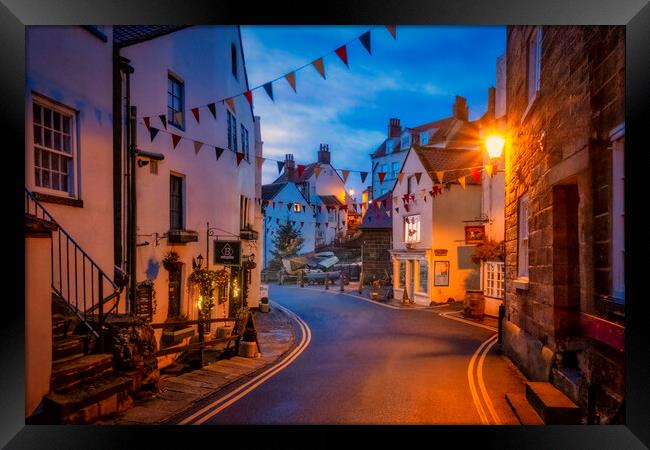 Hauntingly beautiful Robin Hood's Bay Framed Print by Tim Hill