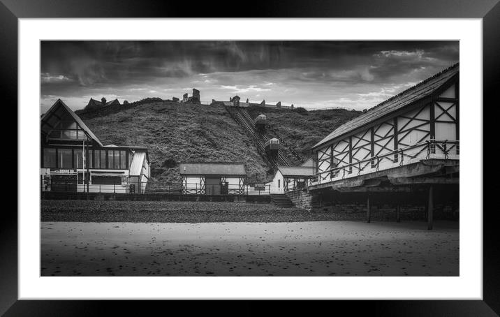 Sunrise and showers ~ Saltburn by the sea  Framed Mounted Print by Tim Hill