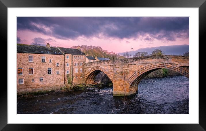County Bridge at Barnard Castle Framed Mounted Print by Tim Hill