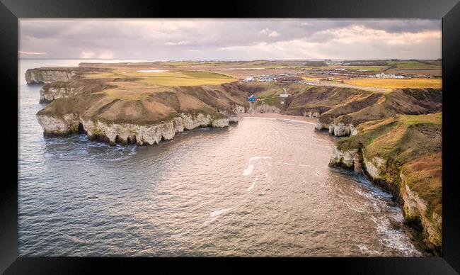 North Landing to Flamborough Head Framed Print by Tim Hill