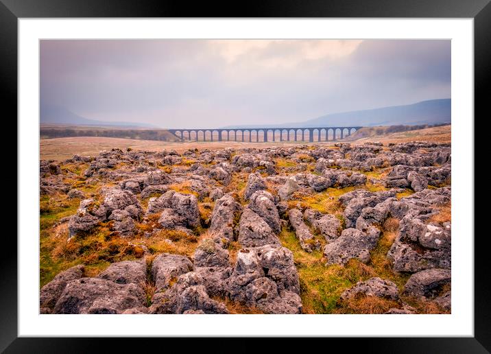 Ribblehead Viaduct Yorkshire Dales Framed Mounted Print by Tim Hill
