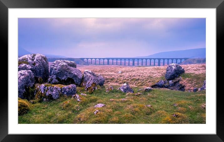 Ribblehead Viaduct Landscape Framed Mounted Print by Tim Hill