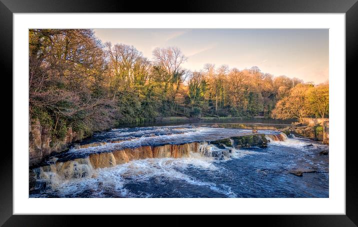 Richmond Falls North Yorkshire Framed Mounted Print by Tim Hill