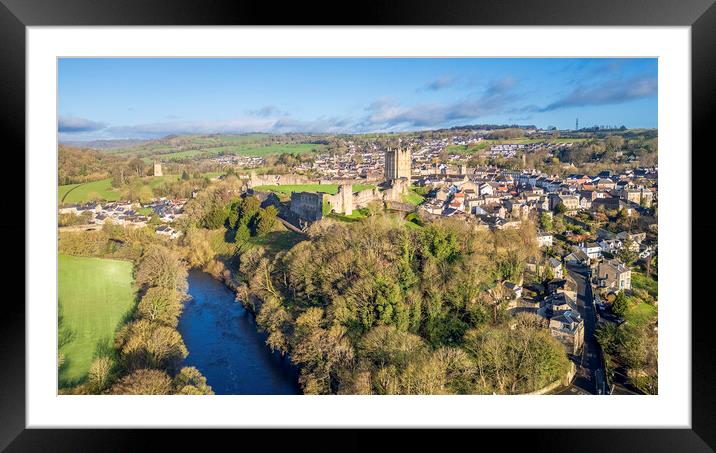 Green Bridge Richmond North Yorkshire Framed Mounted Print by Tim Hill