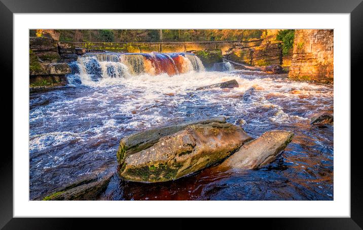 Richmond Falls North Yorkshire Framed Mounted Print by Tim Hill