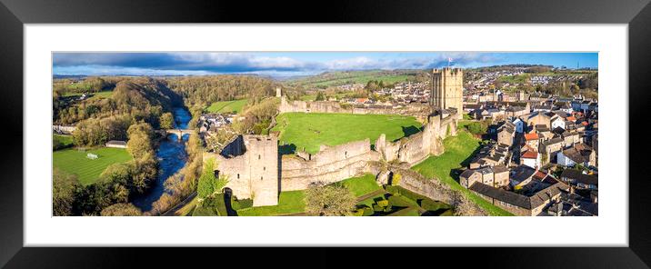 Green Bridge Richmond North Yorkshire Framed Mounted Print by Tim Hill