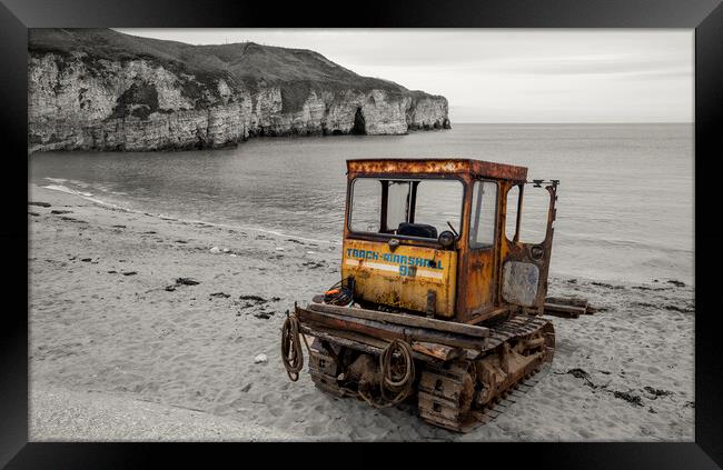 North Landing Flamborough Framed Print by Tim Hill