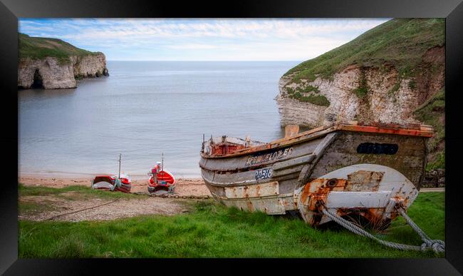 North Landing Flamborough Framed Print by Tim Hill