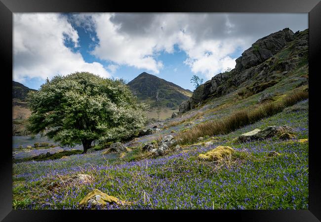 Outdoor mountain Framed Print by Peter Bardsley