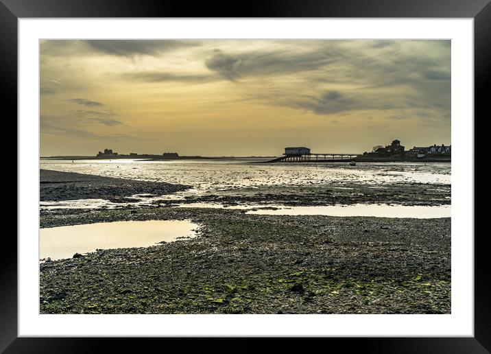 Piel Island and Barrow lifeboat station Framed Mounted Print by Peter Bardsley