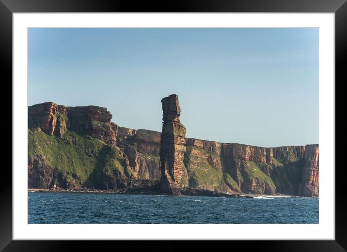 The Old Man of Hoy Framed Mounted Print by Peter Bardsley