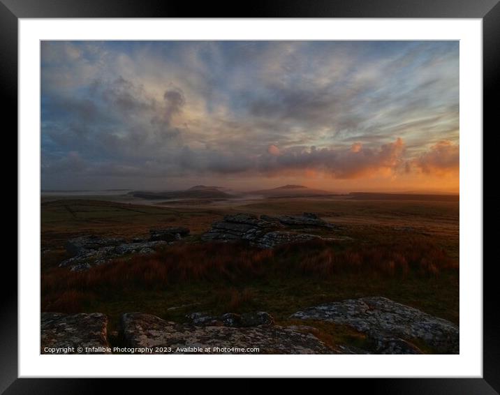 Misty Moor Framed Mounted Print by Infallible Photography