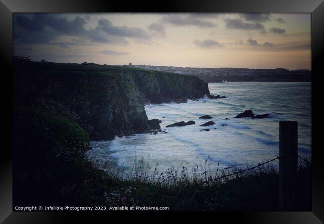 Cliffs of Lust Framed Print by Infallible Photography