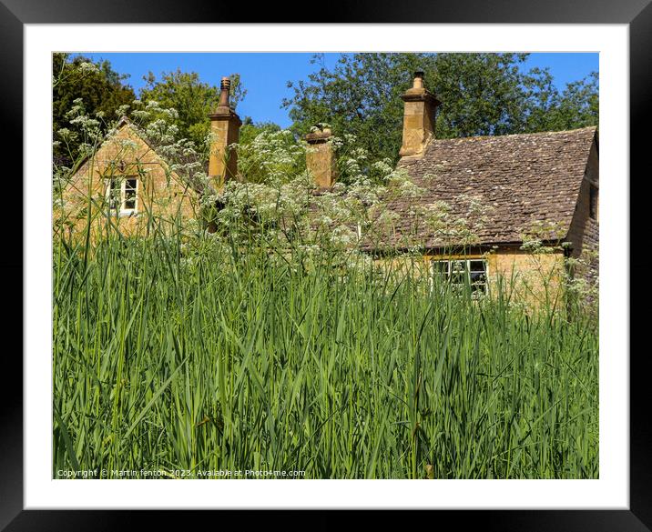 Hidden Cotswolds cottage Framed Mounted Print by Martin fenton